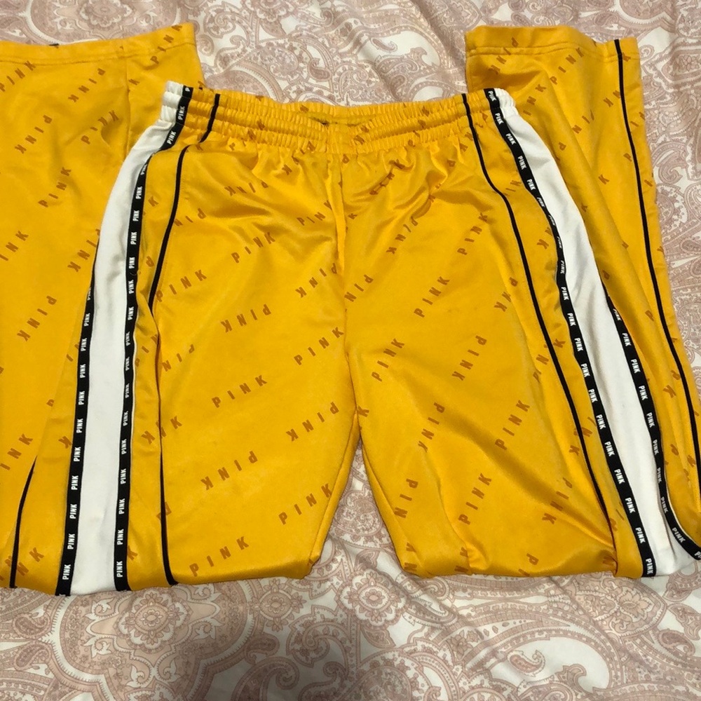 PINK yellow pants